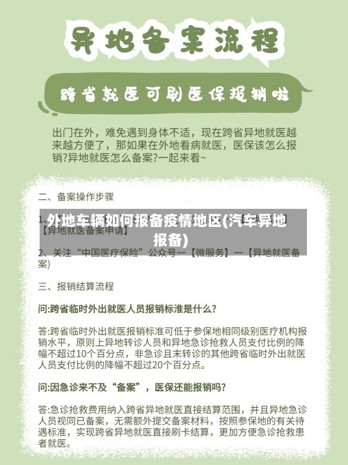 外地车辆如何报备疫情地区(汽车异地报备)-第2张图片