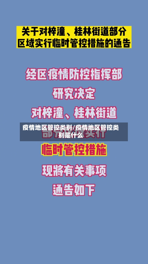 疫情地区管控类别/疫情地区管控类别是什么-第2张图片