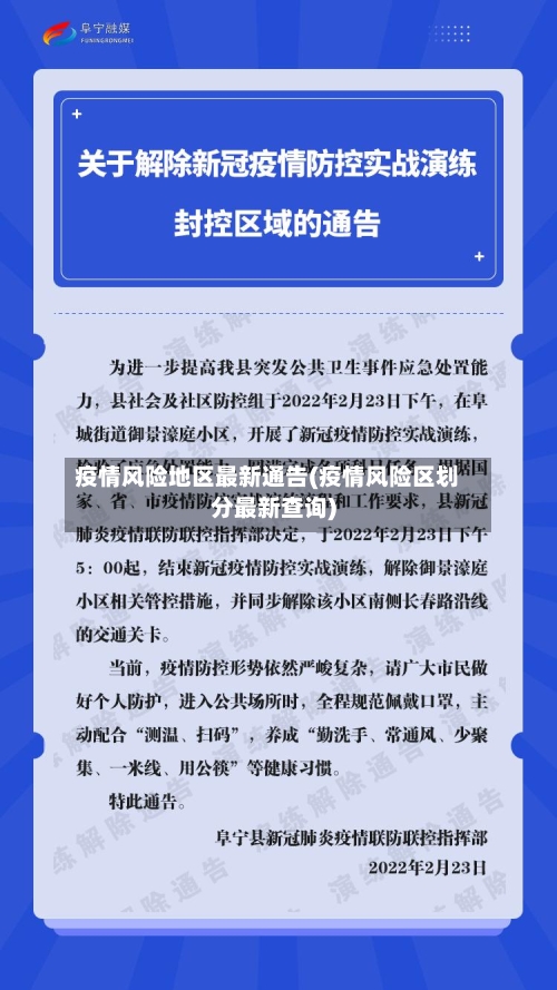 疫情风险地区最新通告(疫情风险区划分最新查询)-第3张图片
