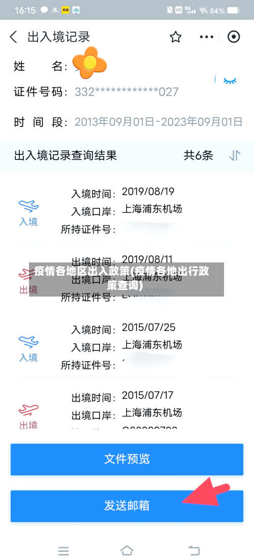 疫情各地区出入政策(疫情各地出行政策查询)-第2张图片