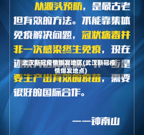 武汉新冠疫情爆发地区(武汉新冠疫情爆发地点)
