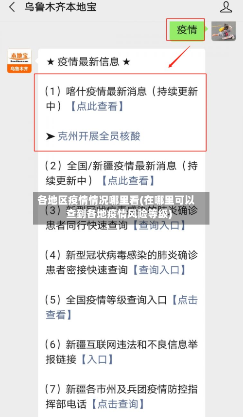 各地区疫情情况哪里看(在哪里可以查到各地疫情风险等级)-第2张图片