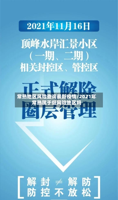 常熟地区风险查询最新疫情/2021年常熟属于低风险地区吗