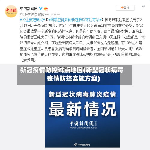 新冠疫情防控试点地区(新型冠状病毒疫情防控实施方案)-第3张图片