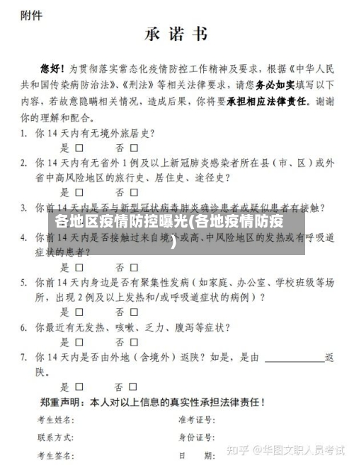 各地区疫情防控曝光(各地疫情防疫)
