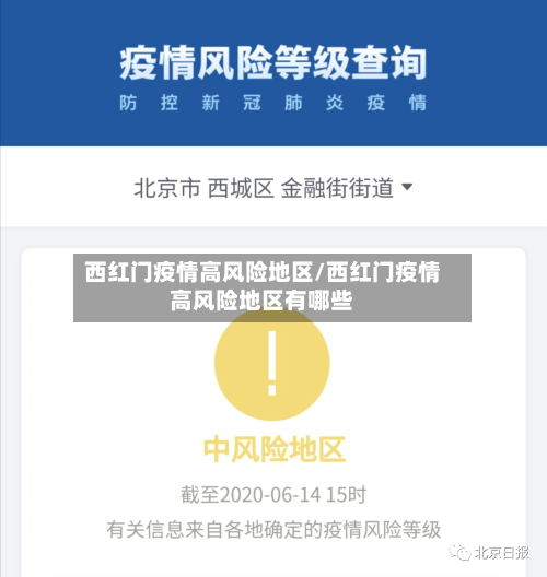 西红门疫情高风险地区/西红门疫情高风险地区有哪些