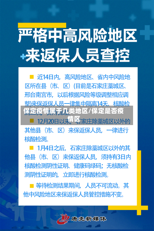 保定疫情属于几类地区/保定是否疫情区-第2张图片
