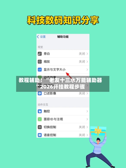 教程辅助!“老友十三水万能辅助器”2026开挂教程步骤