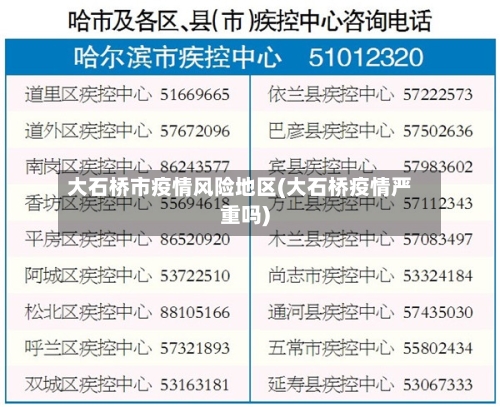 大石桥市疫情风险地区(大石桥疫情严重吗)-第2张图片