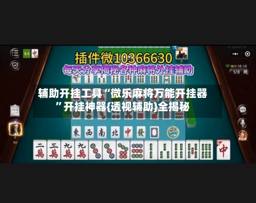 辅助开挂工具“微乐麻将万能开挂器	”开挂神器{透视辅助}全揭秘-第2张图片