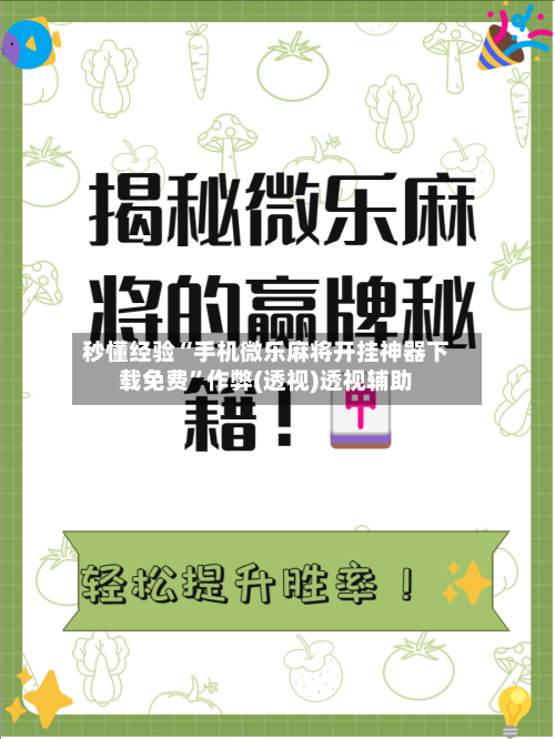 秒懂经验“手机微乐麻将开挂神器下载免费”作弊(透视)透视辅助
