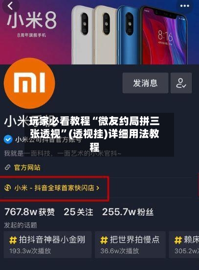 玩家必看教程“微友约局拼三张透视”(透视挂)详细用法教程