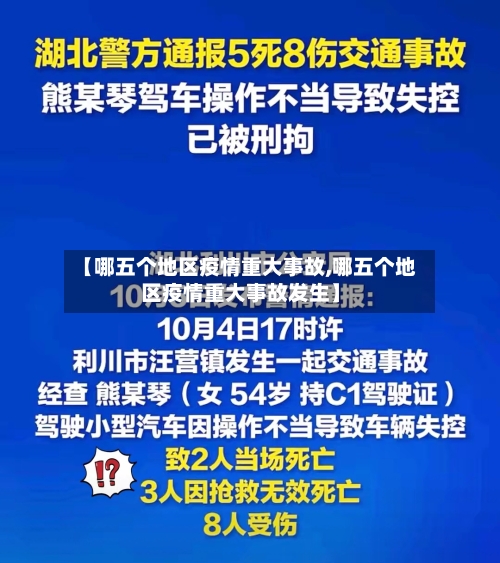 【哪五个地区疫情重大事故,哪五个地区疫情重大事故发生】
