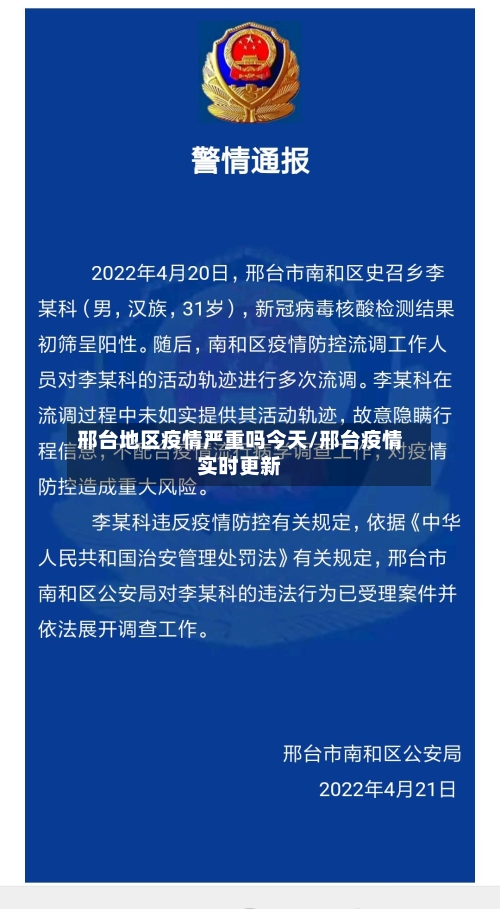 邢台地区疫情严重吗今天/邢台疫情实时更新-第2张图片