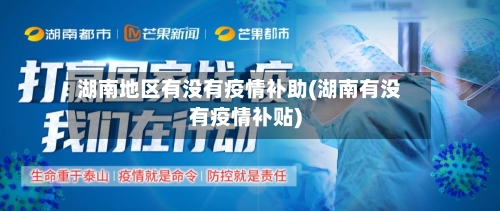 湖南地区有没有疫情补助(湖南有没有疫情补贴)-第3张图片