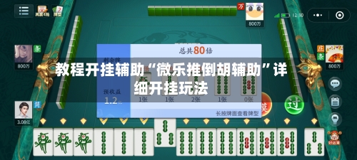 教程开挂辅助“微乐推倒胡辅助”详细开挂玩法-第3张图片