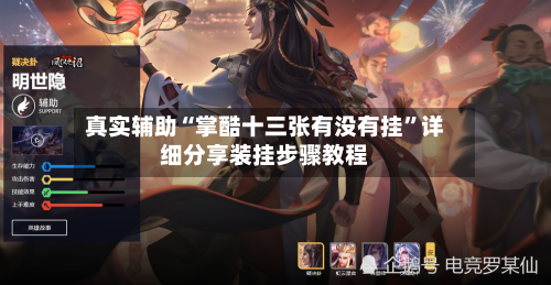 真实辅助“掌酷十三张有没有挂”详细分享装挂步骤教程