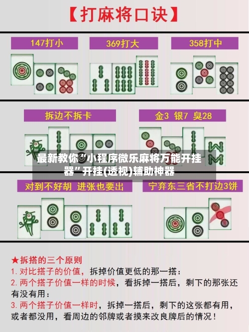 最新教你“小程序微乐麻将万能开挂器	”开挂(透视)辅助神器-第2张图片