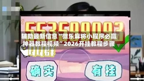 辅助最新信息“微乐麻将小程序必赢神器教程视频”2026开挂教程步骤-第3张图片