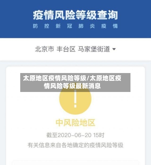 太原地区疫情风险等级/太原地区疫情风险等级最新消息