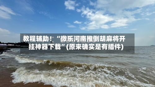 教程辅助！“微乐河南推倒胡麻将开挂神器下载”(原来确实是有插件)-第2张图片