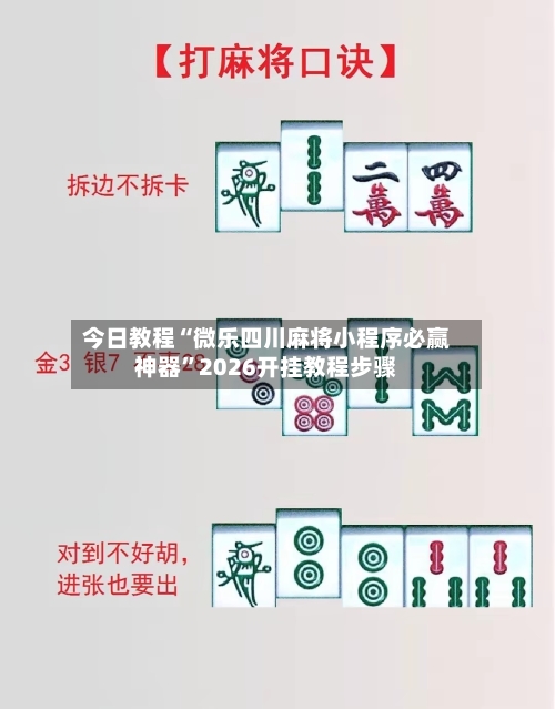 今日教程“微乐四川麻将小程序必赢神器	”2026开挂教程步骤-第2张图片