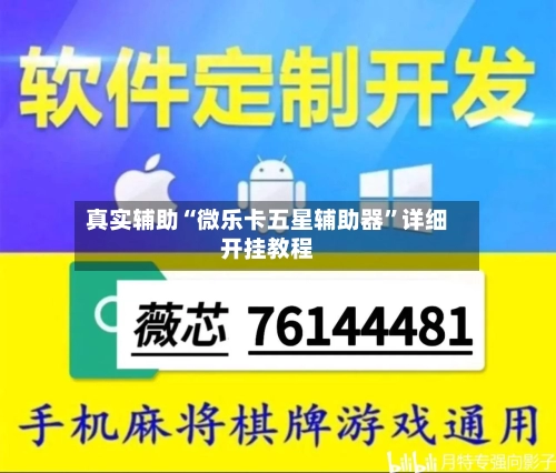 真实辅助“微乐卡五星辅助器”详细开挂教程-第3张图片