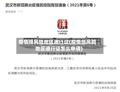 疫情低风险地区通行证(疫情低风险地区通行证怎么申请)-第2张图片