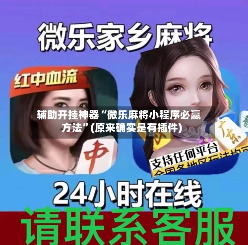辅助开挂神器“微乐麻将小程序必赢方法”(原来确实是有插件)-第2张图片