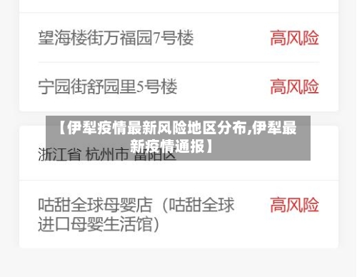 【伊犁疫情最新风险地区分布,伊犁最新疫情通报】