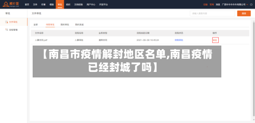 【南昌市疫情解封地区名单,南昌疫情已经封城了吗】-第3张图片