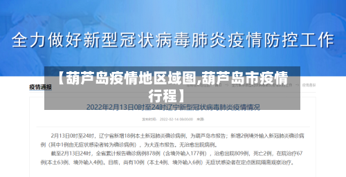 【葫芦岛疫情地区域图,葫芦岛市疫情行程】