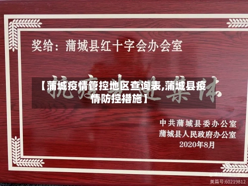 【蒲城疫情管控地区查询表,蒲城县疫情防控措施】-第2张图片